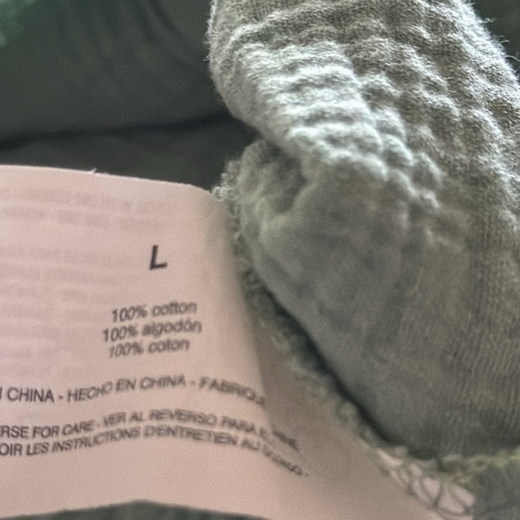 Calvin Klein Jeans buttoned down women’s double gauze cotton top blouse Sz L - Picture 7 of 9